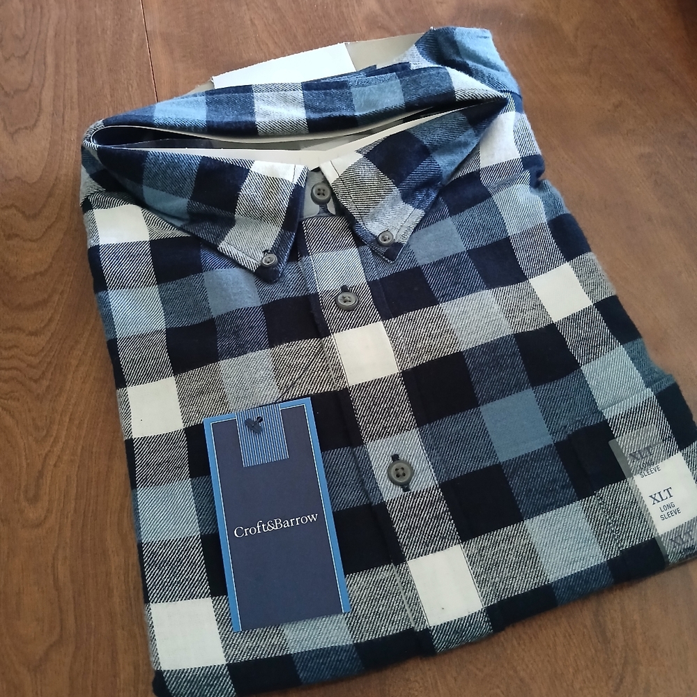 Mens Tall Flannel
